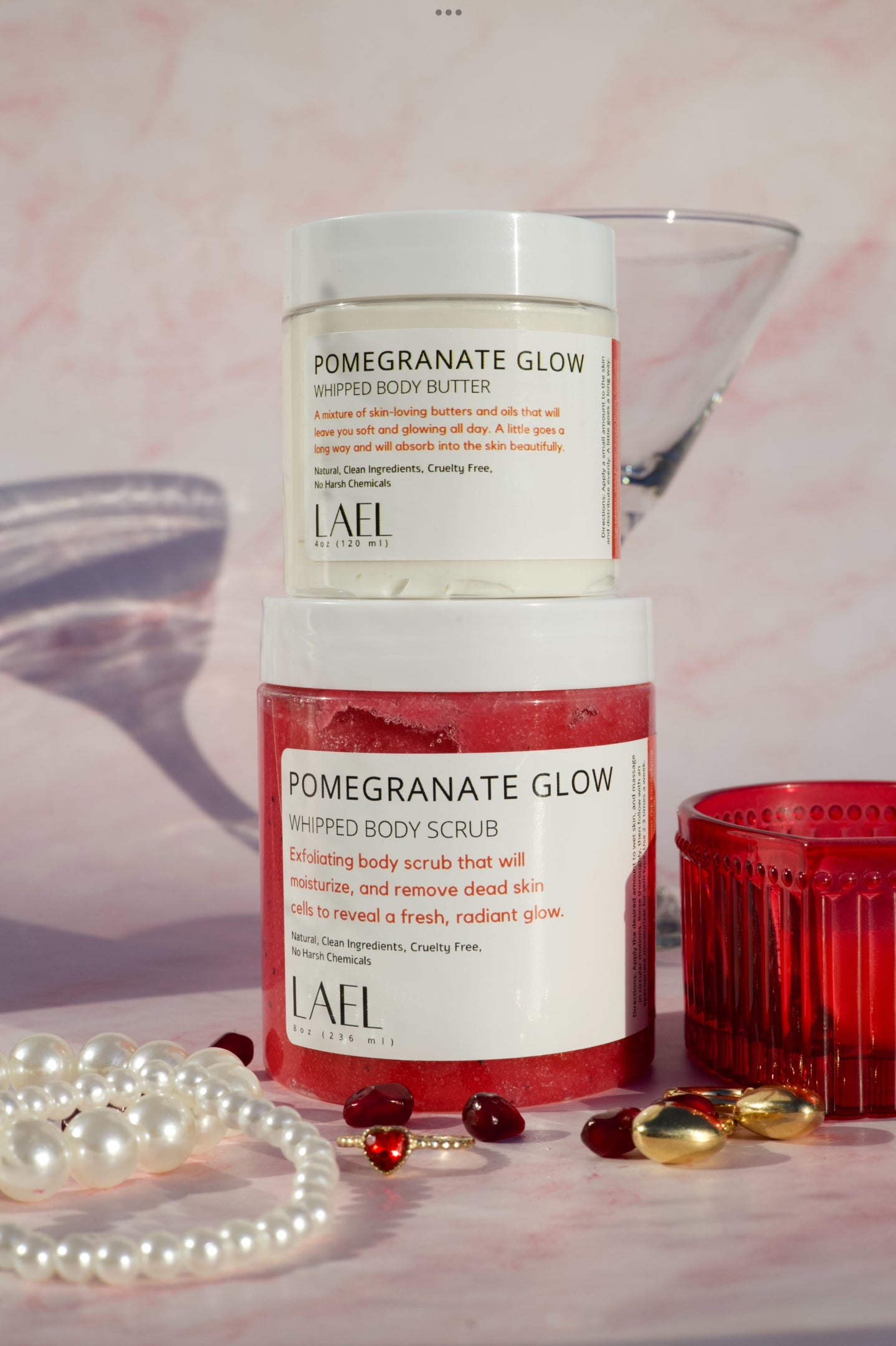 Pomegranate Glow Scrub & Butter Duo