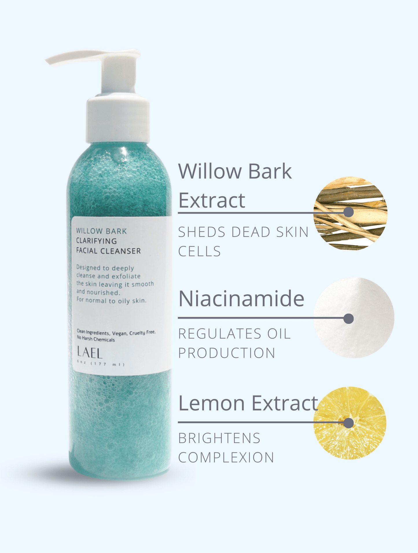 Willow Bark Clarifying Facial Cleanser