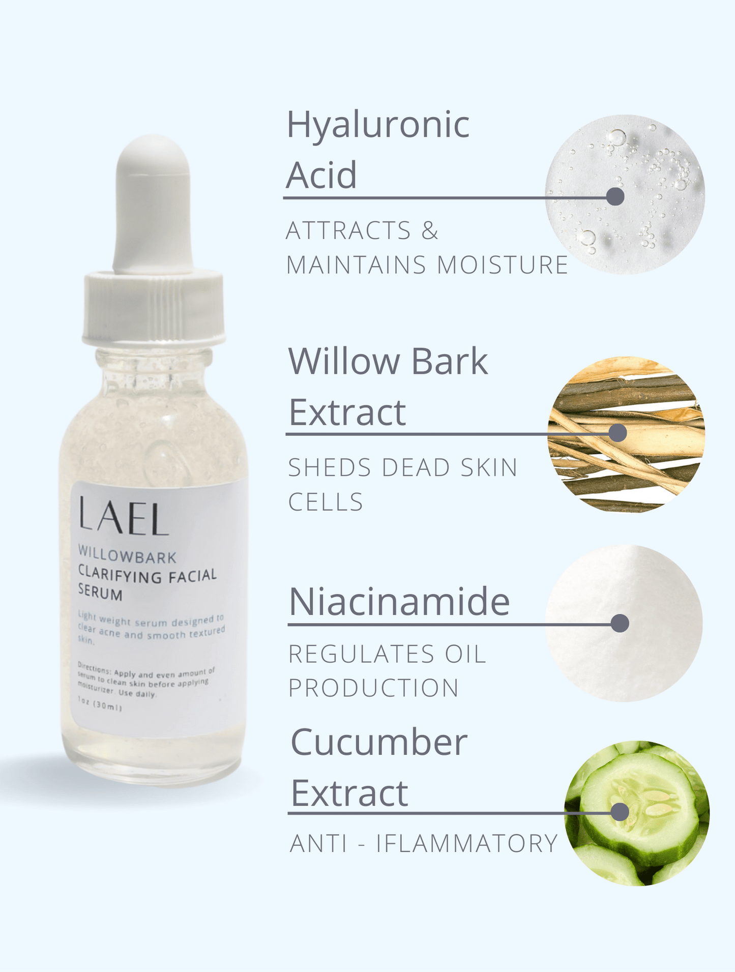 Willow Bark Clarifying Facial Serum