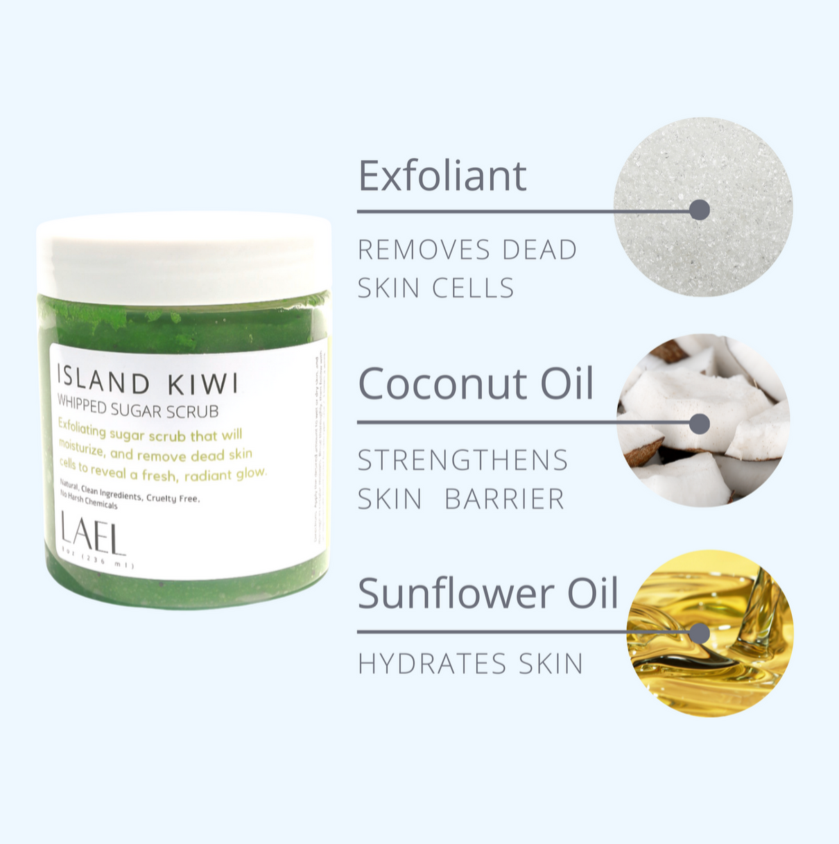 Island Kiwi Body Scrub